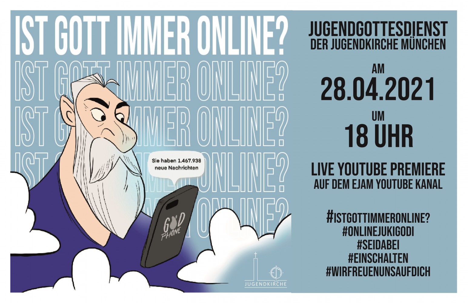 Onlinegottesdienst der Jugendkirche