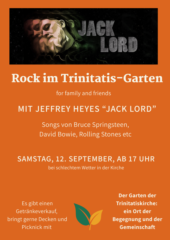 Rock im Trinitatis-Garten