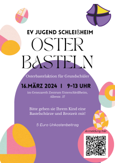 Flyer Osterbasteln 2024