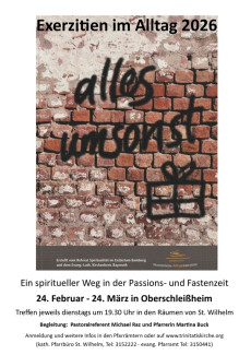 Ökumenischen Exerzitien im Alltag 2026