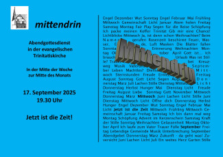 Plakat Mittendrin