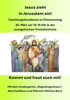 Plakat Palmsonntag 2024