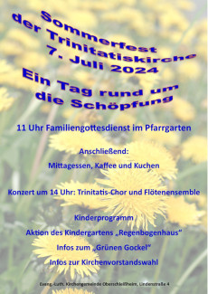 Plakat Sommerfest 2024