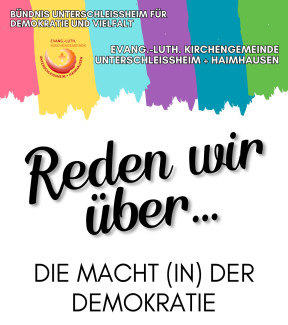 Schriftzug Reden wir über...