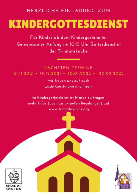 Kindergottesdienst Flyer 11/2021